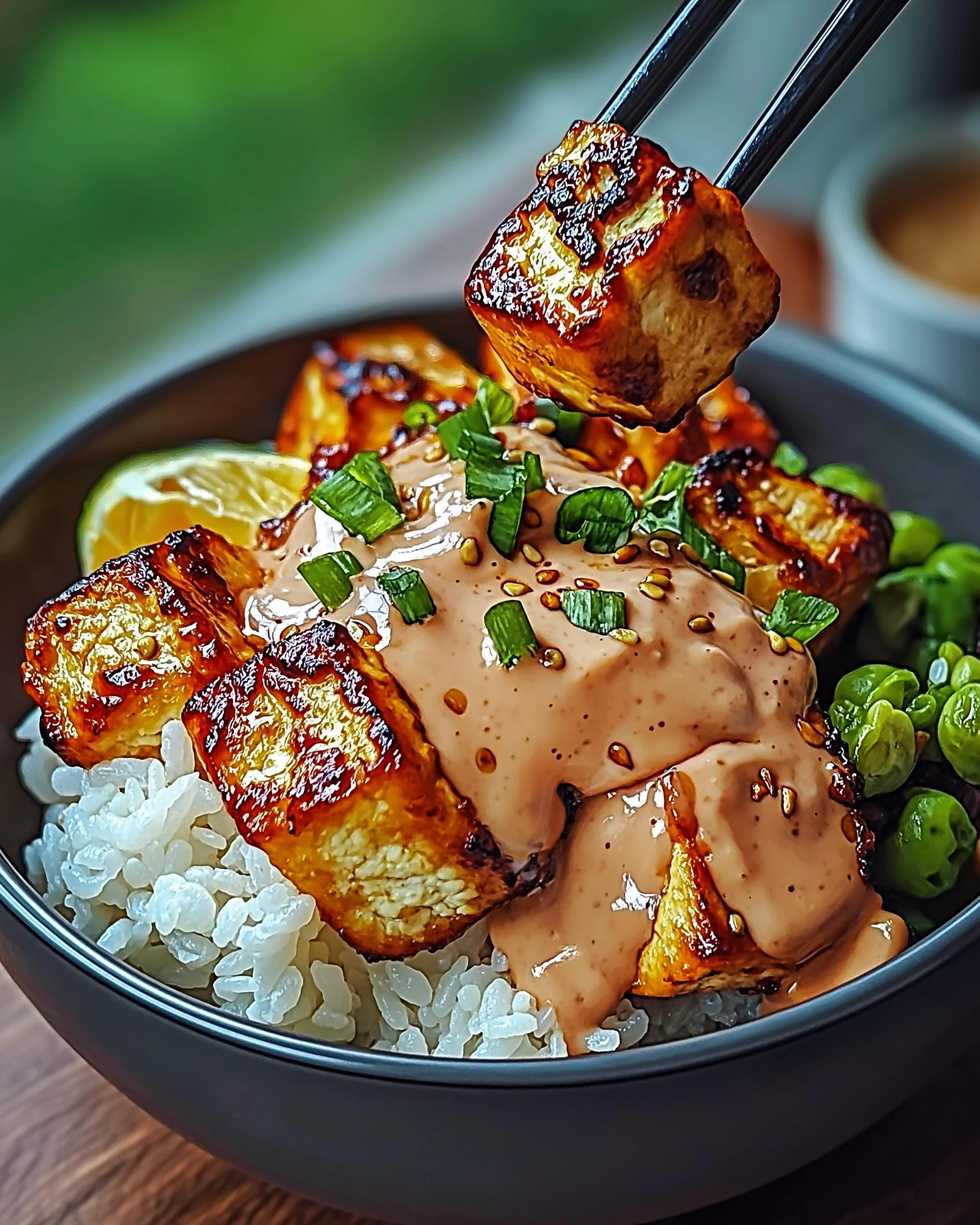 Scharfe Honig-Sriracha-Lachs-Bowl: So wird's perfekt!
