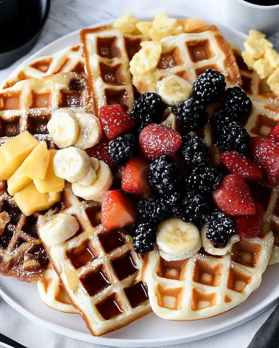 Waffeln mit Vanillegeschmack: Ein köstliches Rezept!