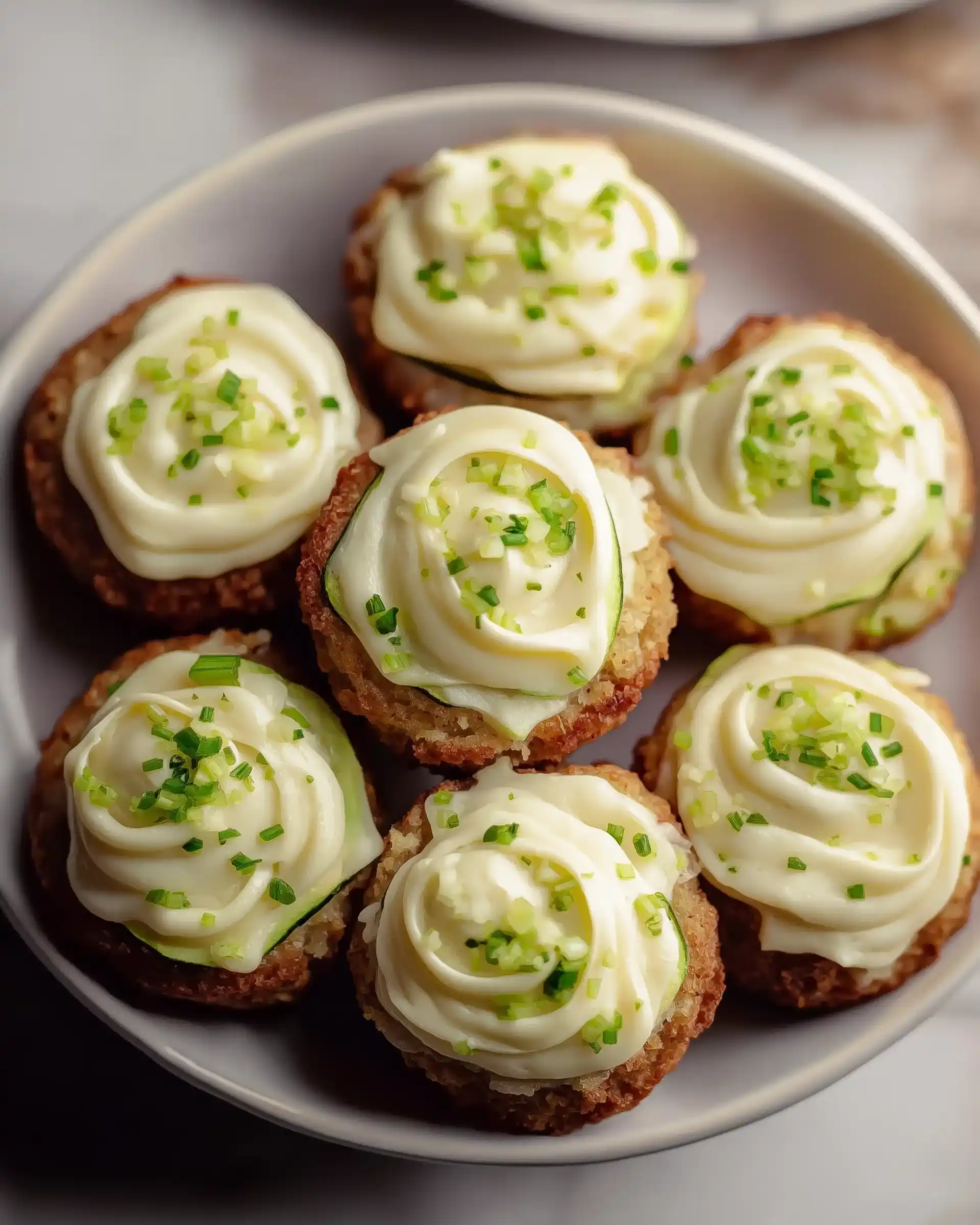Zucchini-Kekse mit Frischkäse-Frosting für Genuss!