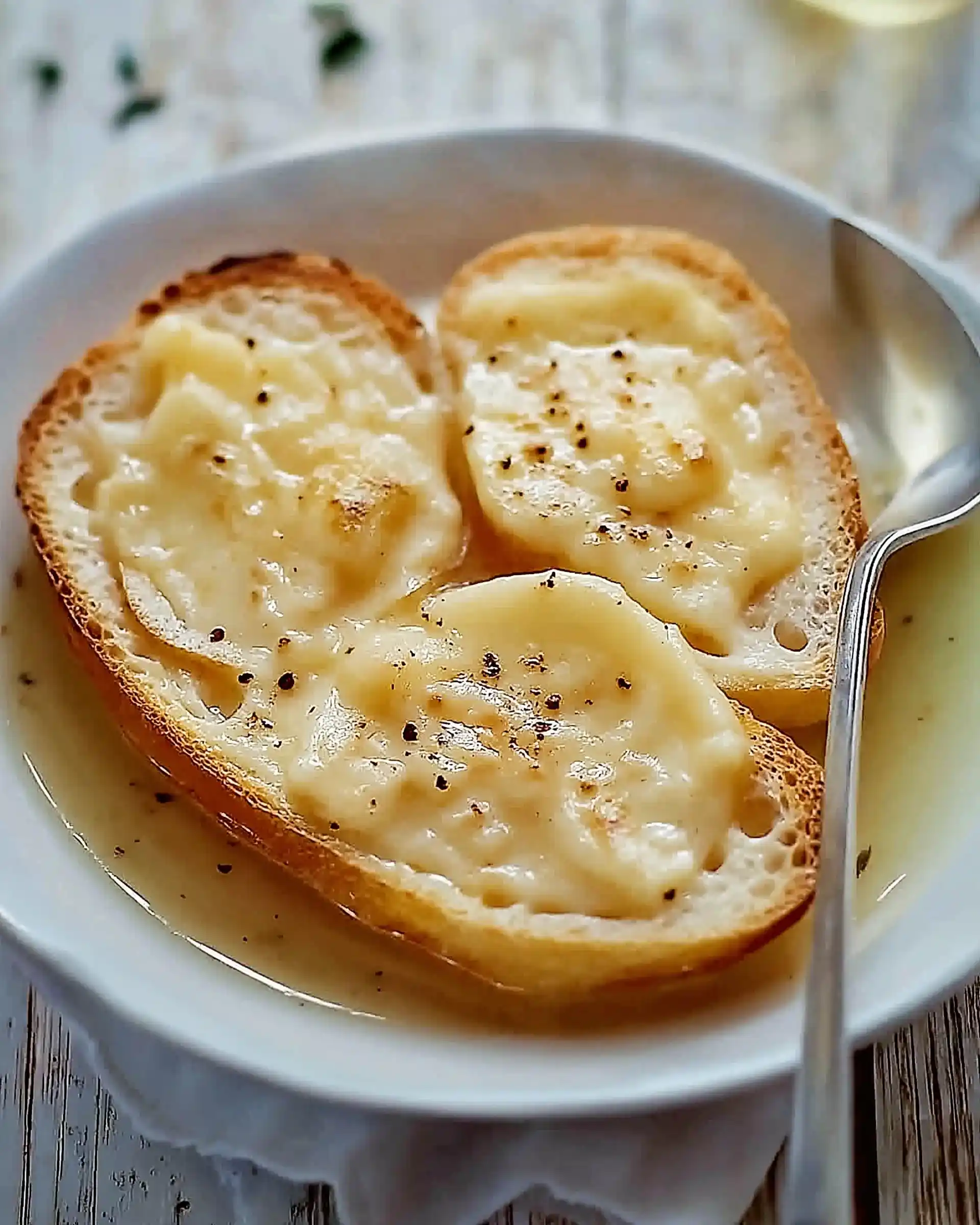 Zwiebel-Baguette mit Emmentaler: Einfaches Rezept entdecken!