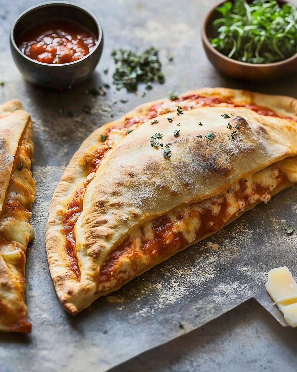 Calzone mit Schinken und Käse: Ein einfaches Rezept!