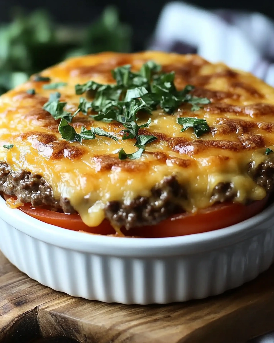 Cheeseburger Auflauf: Ein köstliches Rezept entdecken!