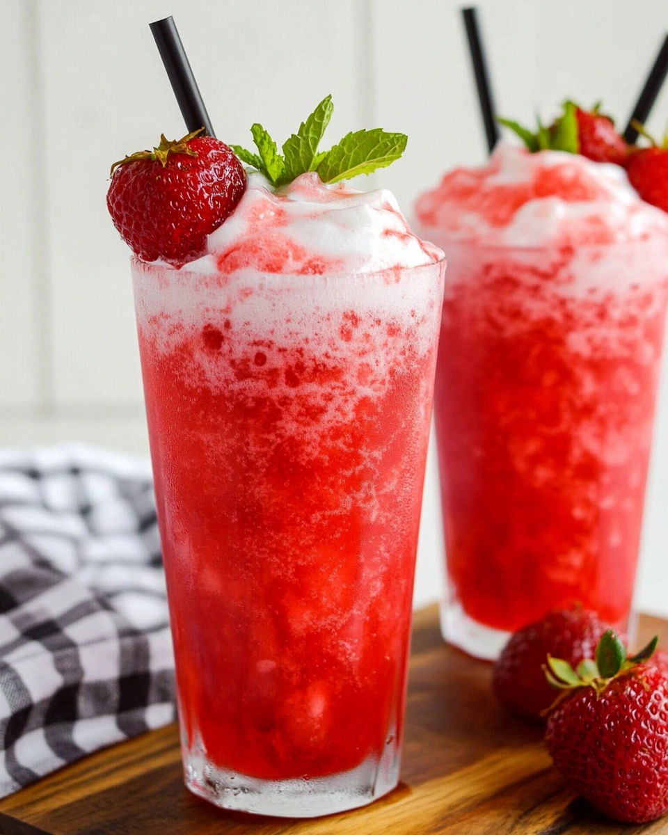 Erdbeer-Soda mit einem Twist: Erfrischend und lecker!