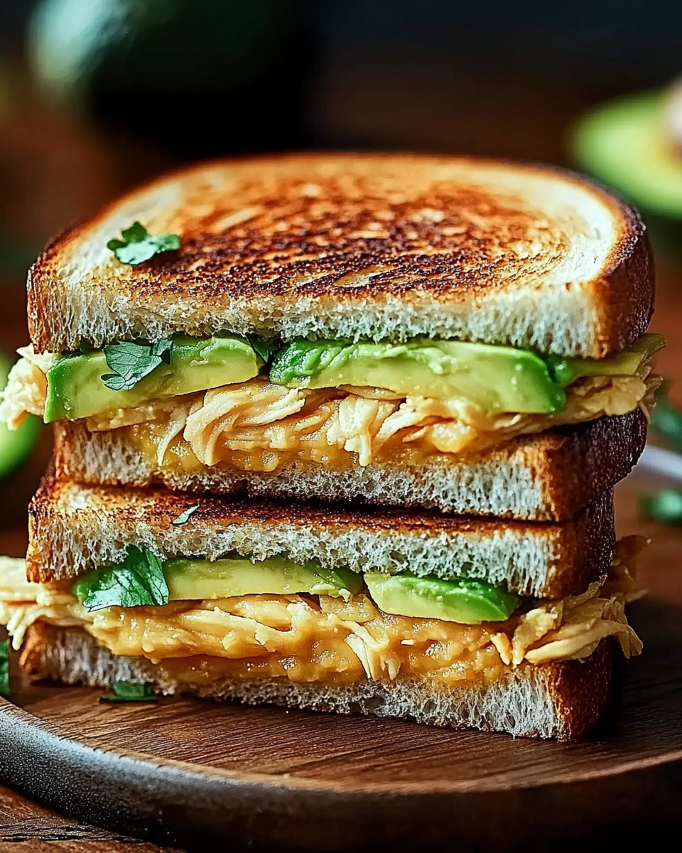 Hähnchen-Avocado-Schmelz-Sandwich: So gelingt's perfekt!