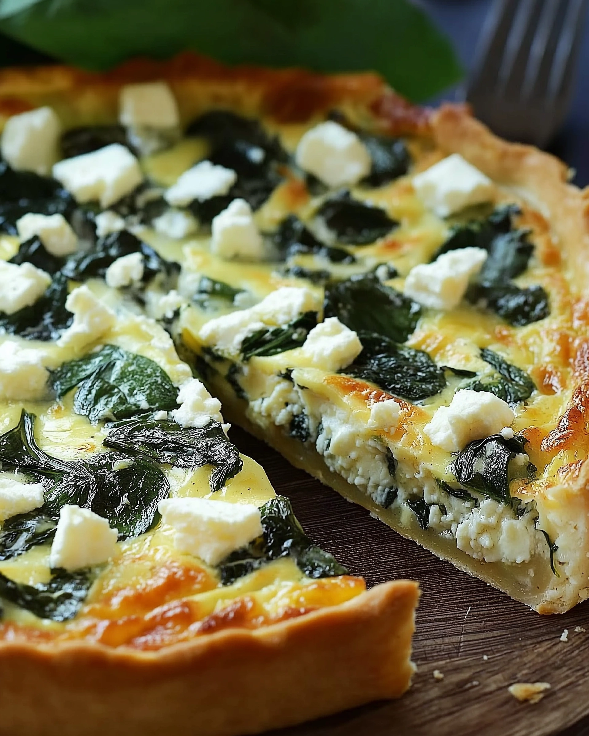 Herzhafte Quiche mit Spinat und Feta – ganz einfach genießen!