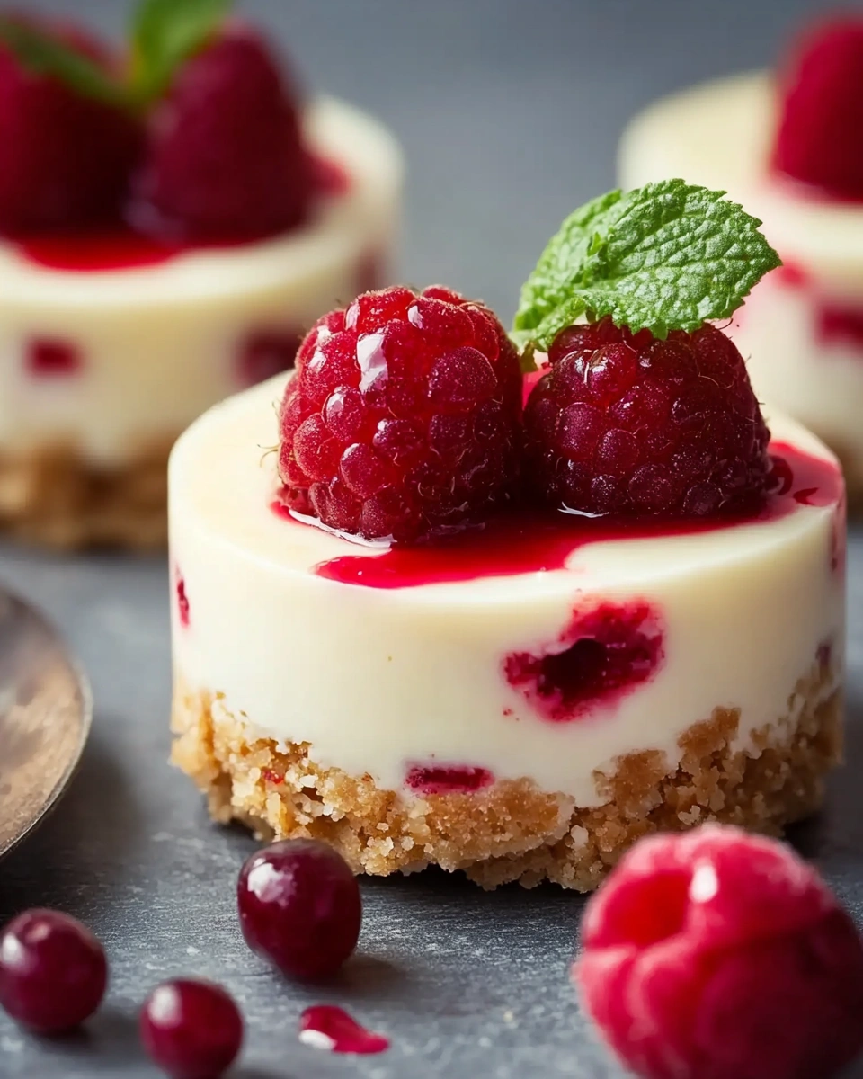 Himbeer-Mini-Cheesecakes: Ein köstliches Rezept entdecken!