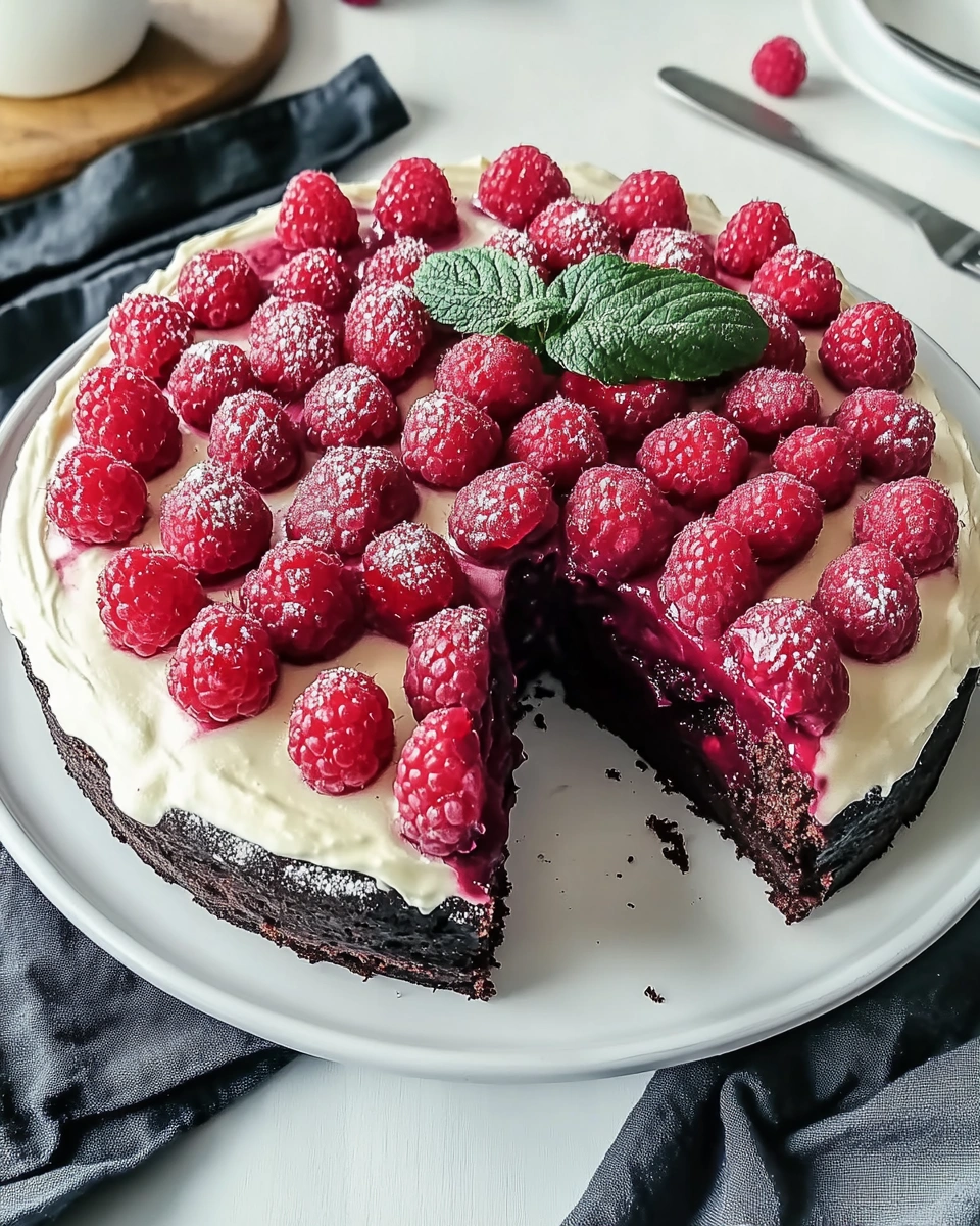 Himmlische Himbeer-Schokoladen-Torte: Ein Genuss für Feinschmecker!