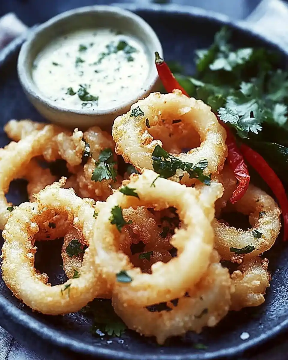 Kalamari-Ringe mit Pimientos und Koriander: So gelingt's!