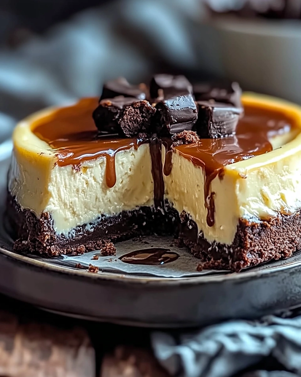 Karamell-Brownie-Cheesecake: Ein Traum für Naschkatzen!