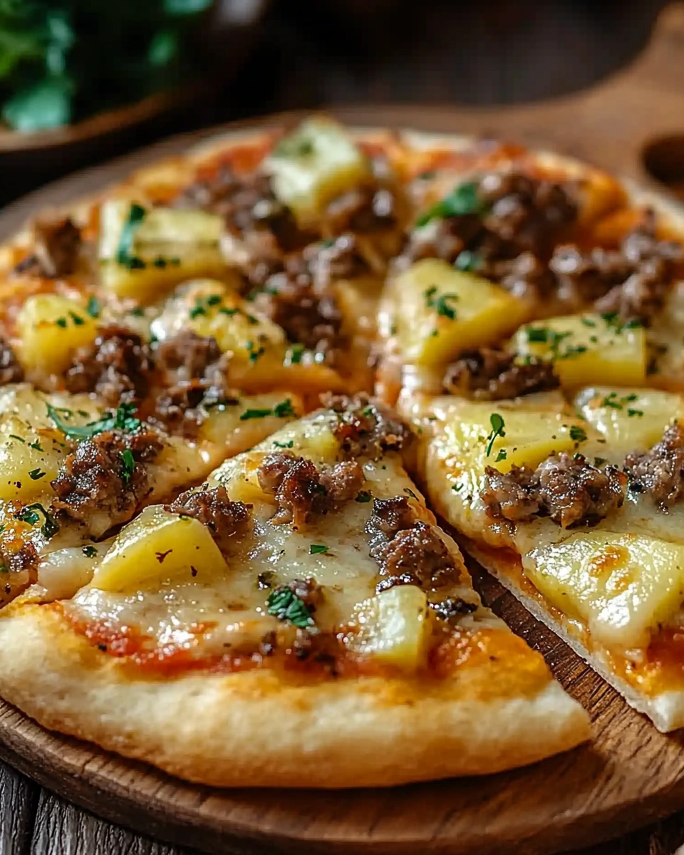 Kartoffelpizza mit Hackfleisch: Ein Genuss für alle!