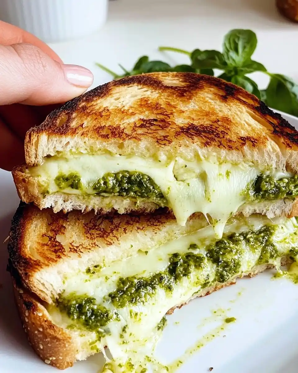 Käse-Pesto-Toast: So gelingt das perfekte Sandwich!