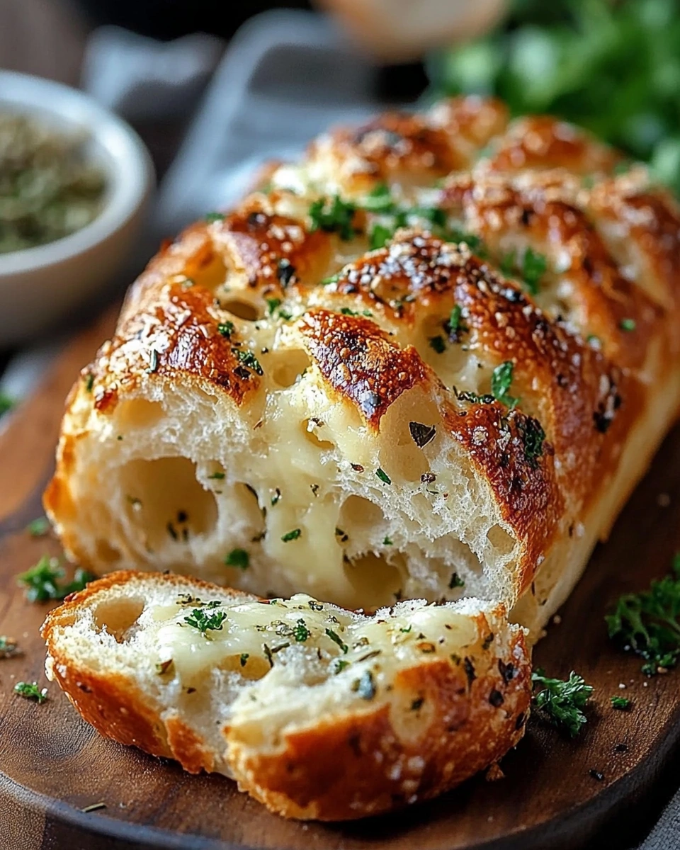 Käsebrot mit italienischen Kräutern einfach selbst backen!