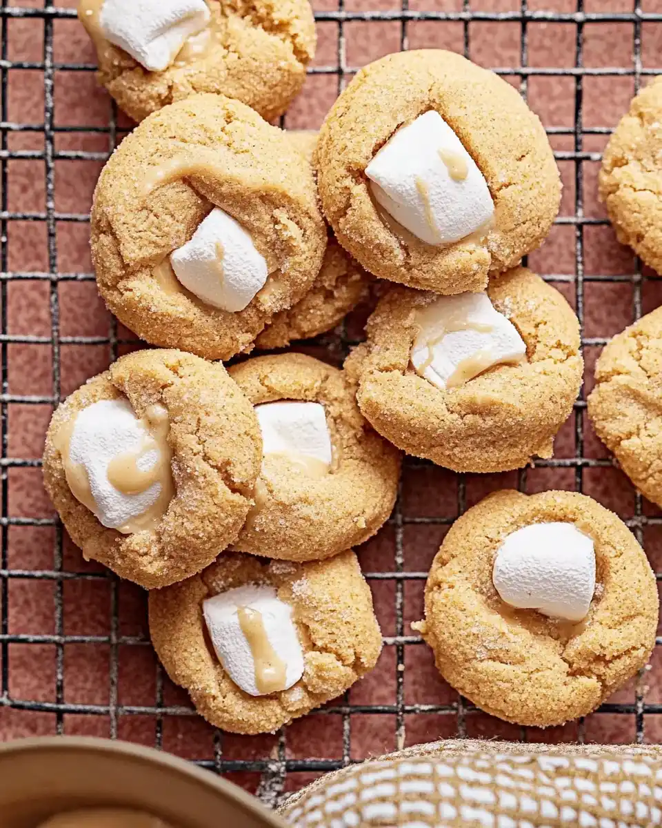 Knusprige Erdnussbutter-Marshmallow-Kekse einfach selber machen!