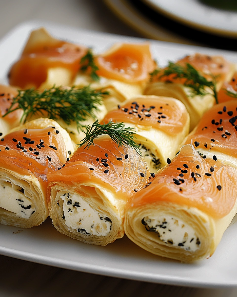Lachs-Frischkäse-Röllchen: So einfach zauberst du sie!