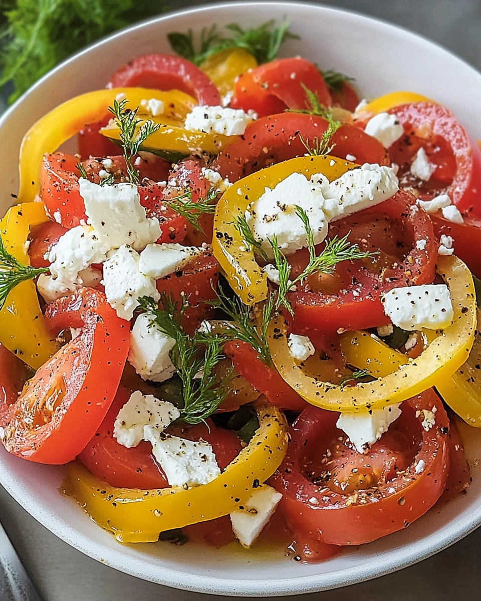 Tomatensalat mit Feta: Der perfekte Sommergenuss!