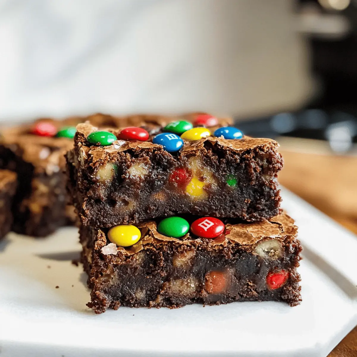 Monster-Kekse fudgy Brownies: Der perfekte Genuss