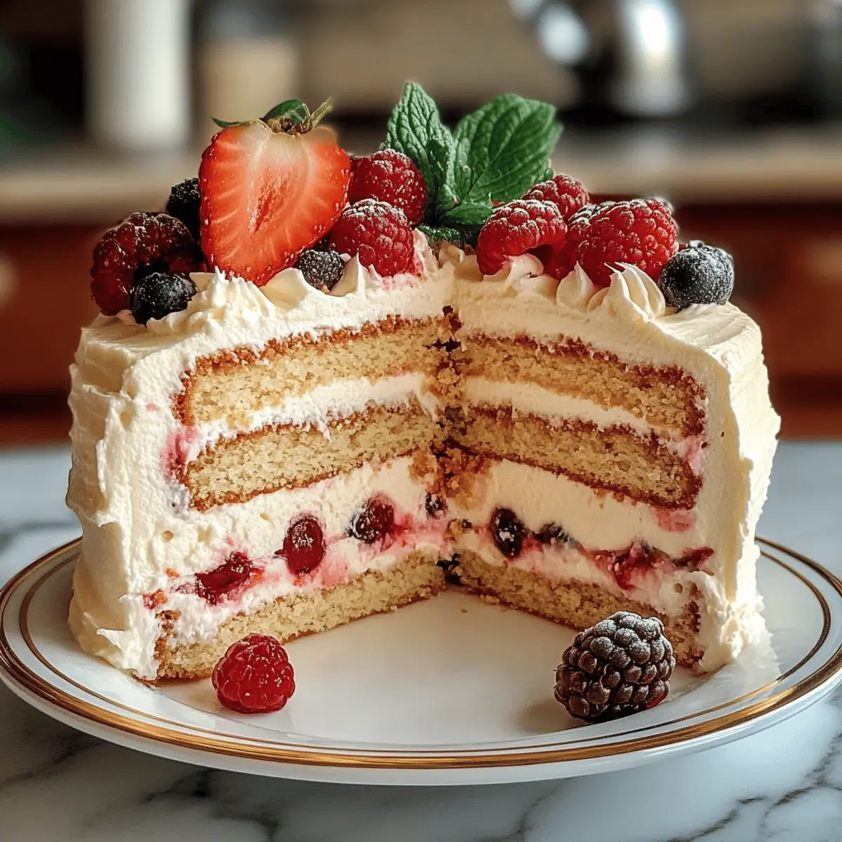 Italienische Sahnetorte backen: Einfach und fruchtig