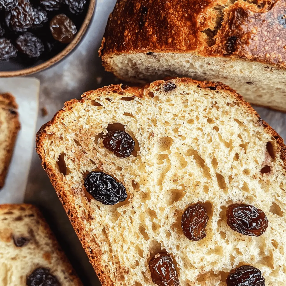 Kein-Knet-Zimt-Rosinenbrot - Einfach und Lecker