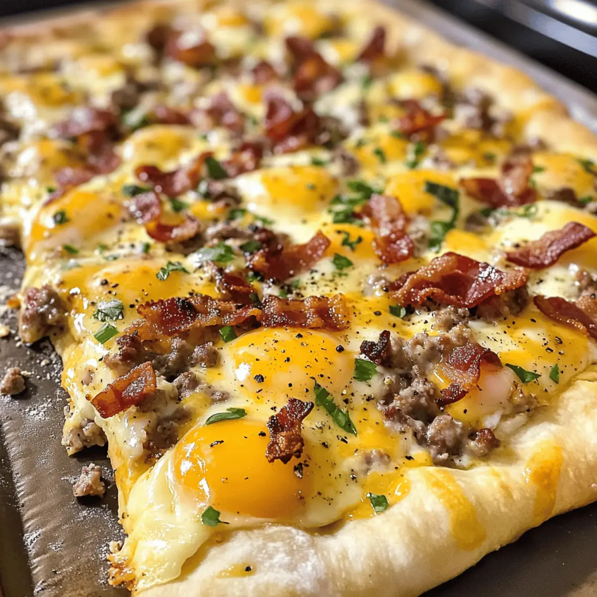 Frühstückspizza für den perfekten Start in den Tag