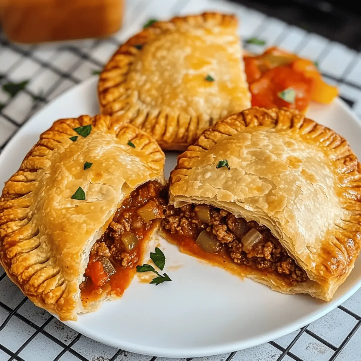 Krosse Sloppy Joe Luftfritteuse Handpasteten