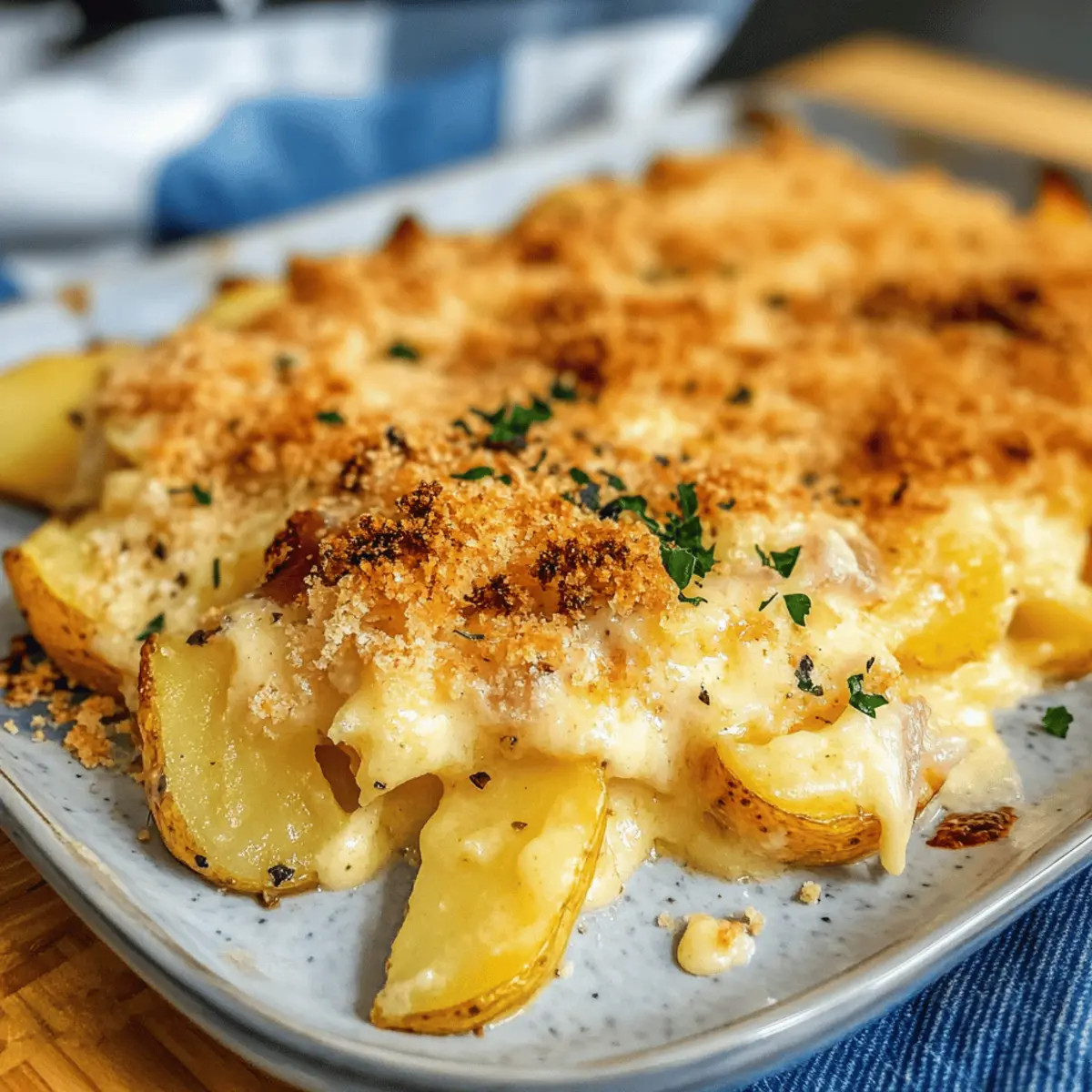 Carbonara Kartoffelauflauf für die ganze Familie
