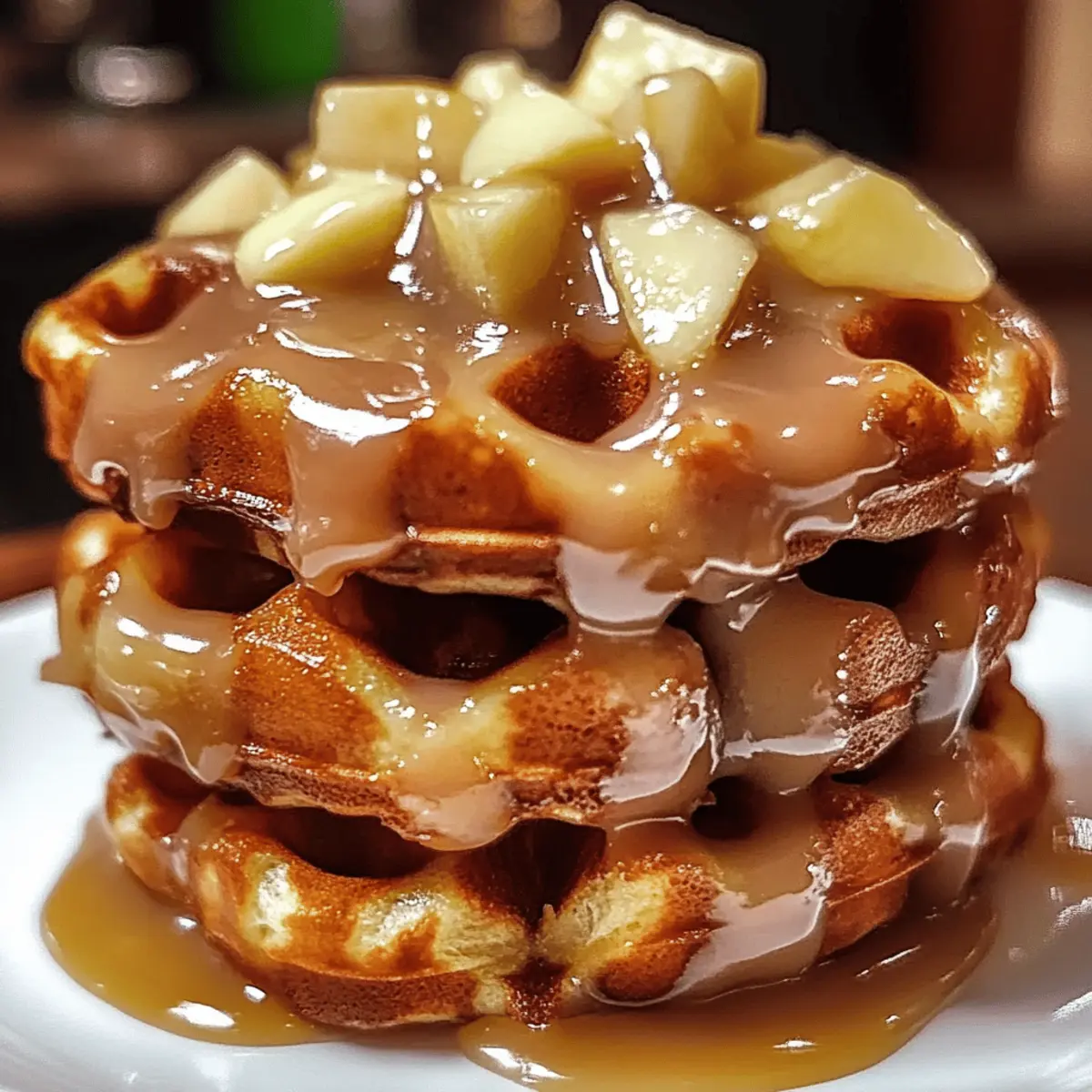 Apfelküchle Waffel Donuts für traumhaften Genuss