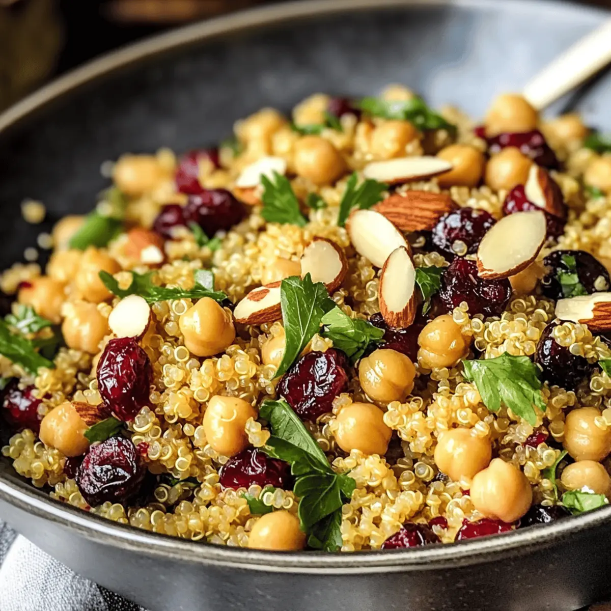 Eintopf mit marokkanisch inspiriertem Kichererbsen-Quinoa-Salat