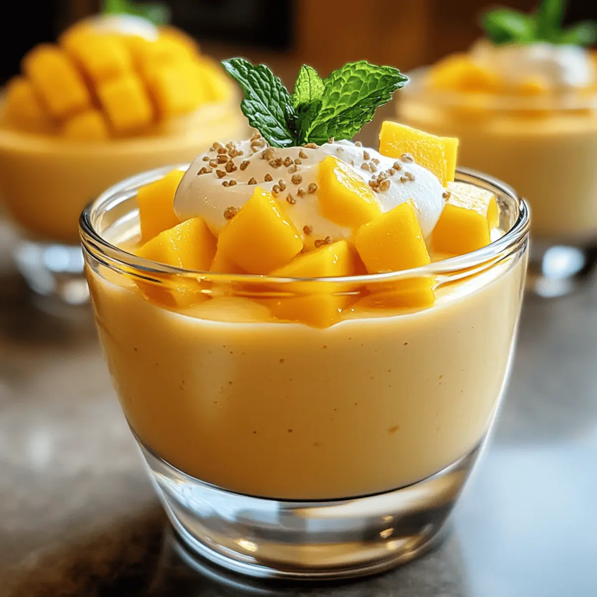 Cremige Mango-Mousse: Ein Fruchttraum für jeden Anlass
