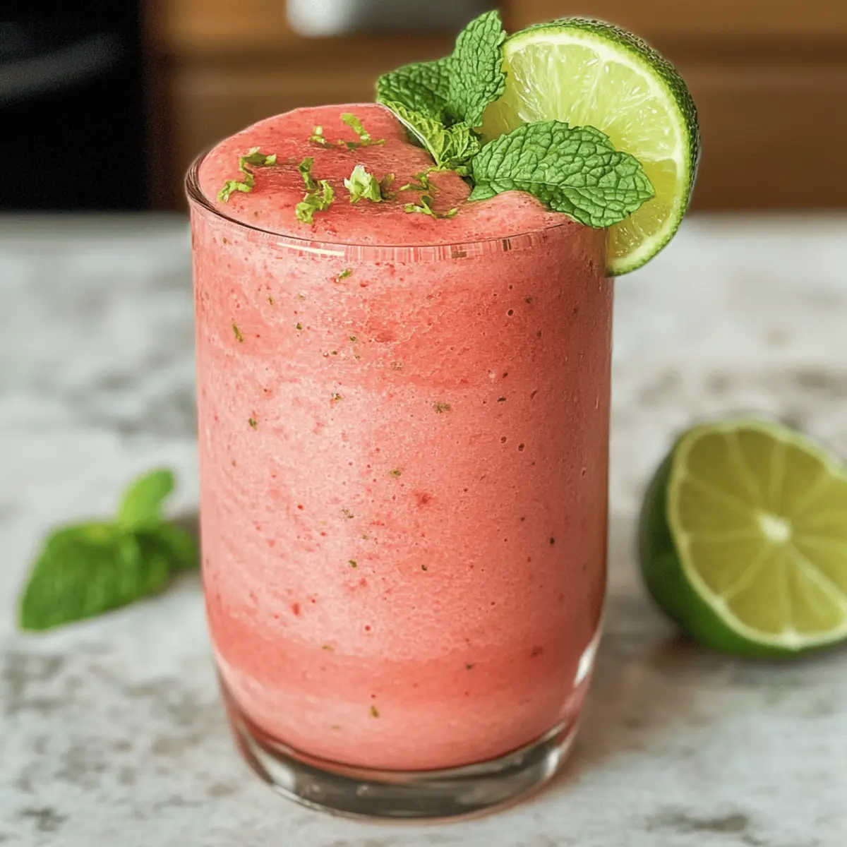 Wassermelonen-Smoothie für ultimativen Sommergenuss