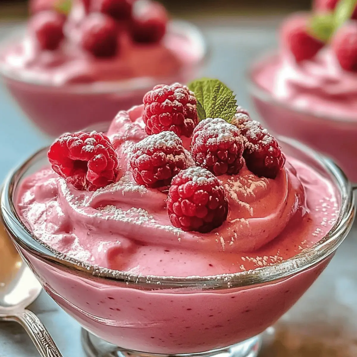 Zarte Himbeer-Mousse für himmlische Genussmomente
