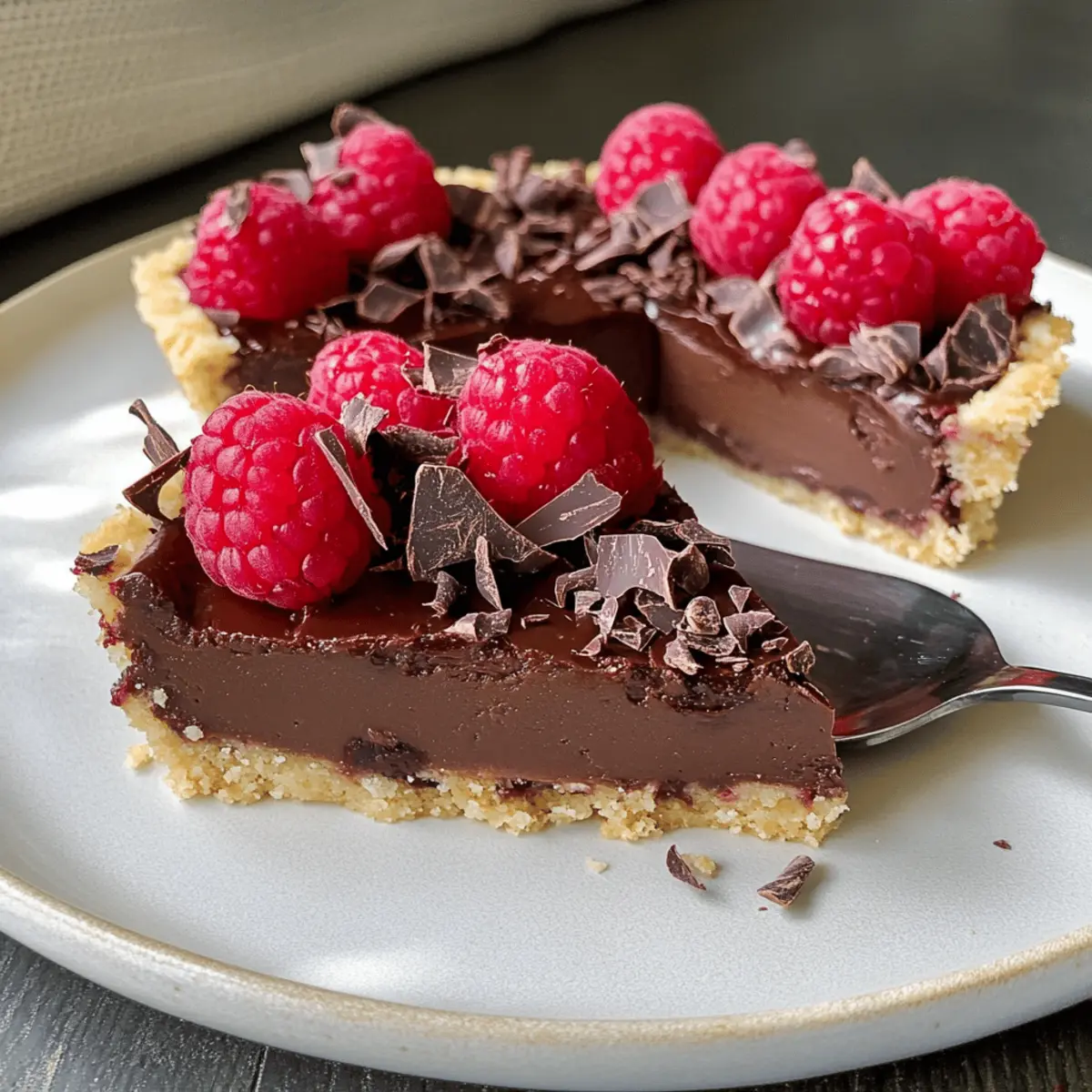 Schokotarte mit Himbeeren – Veganer Genuss für Dich