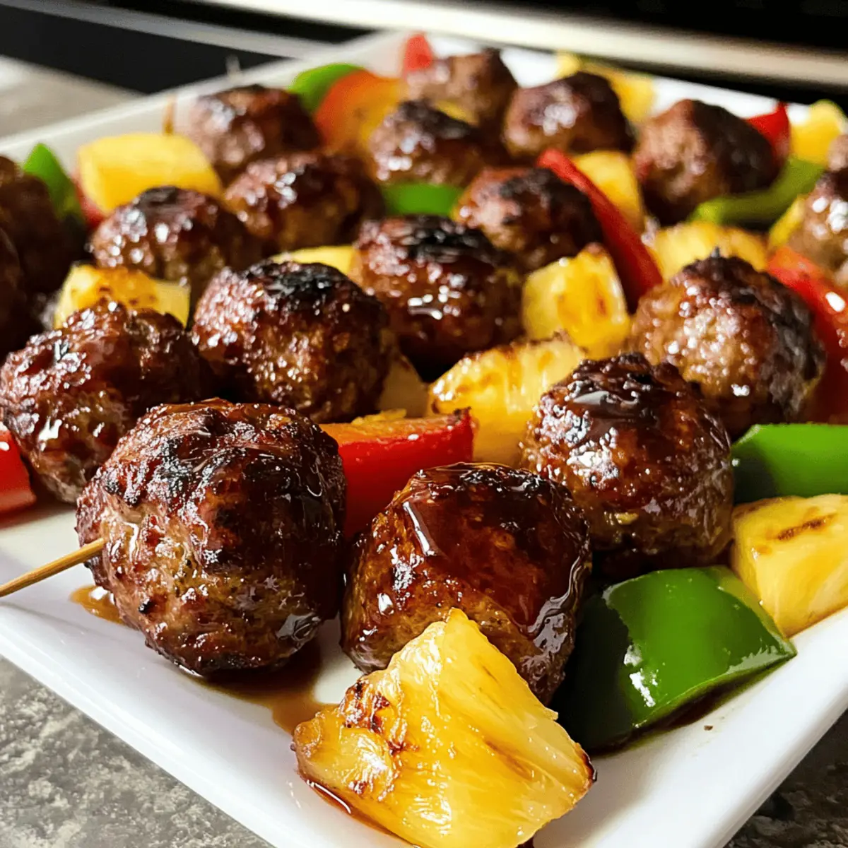 Hawaiian Fleischbällchen für deinen Grillabend
