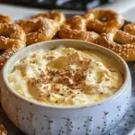 Cremiger und käsiger Brezel-Dip