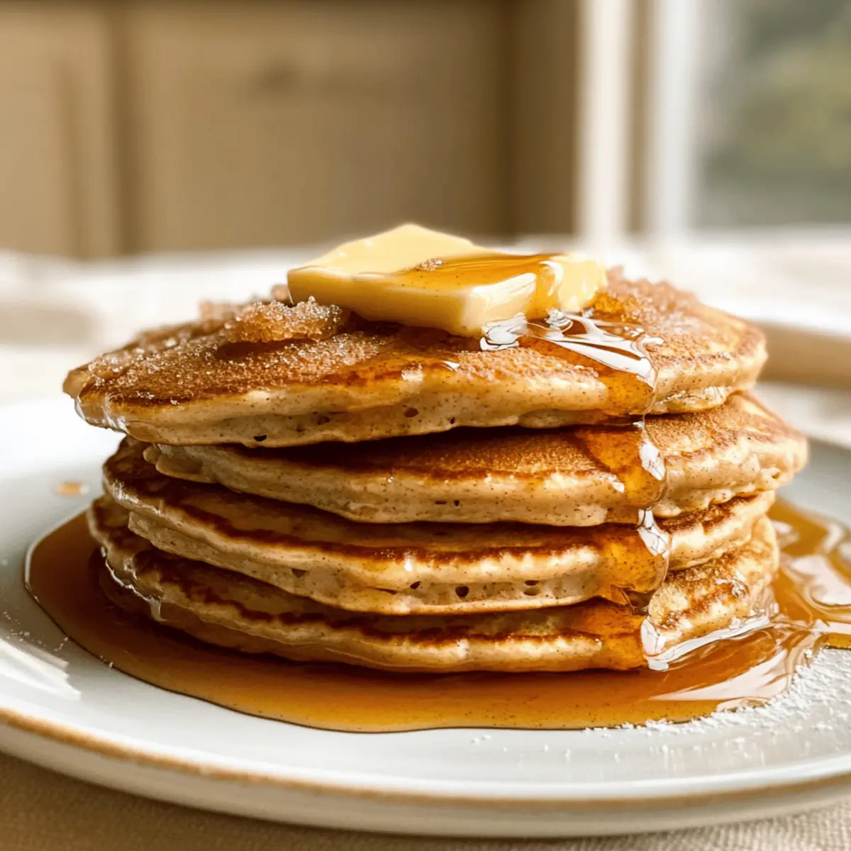 Zimtbrauner Zuckerpancakes für den perfekten Morgen