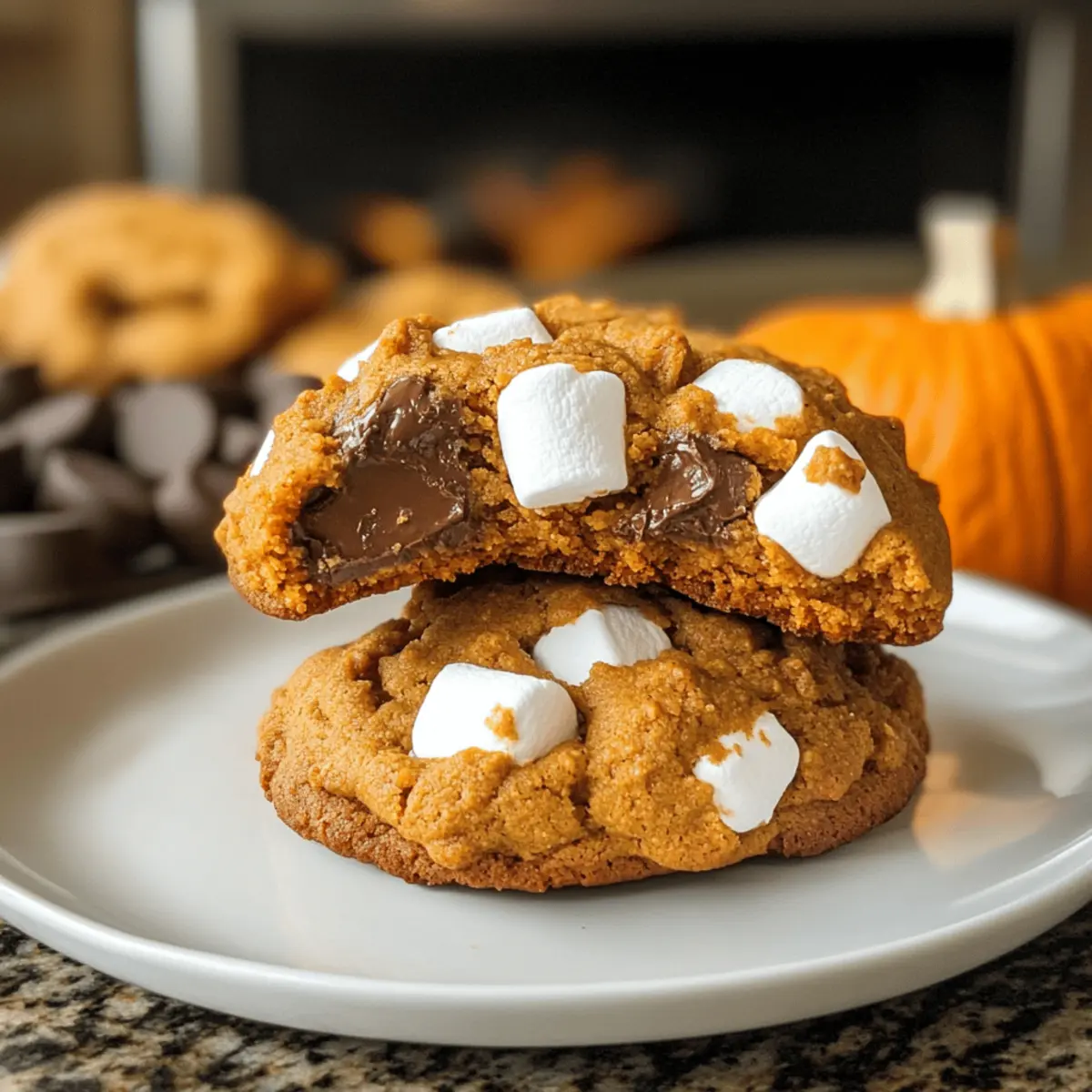 Kürbis S’mores Kekse – Herbstlicher Genuss für Naschkatzen