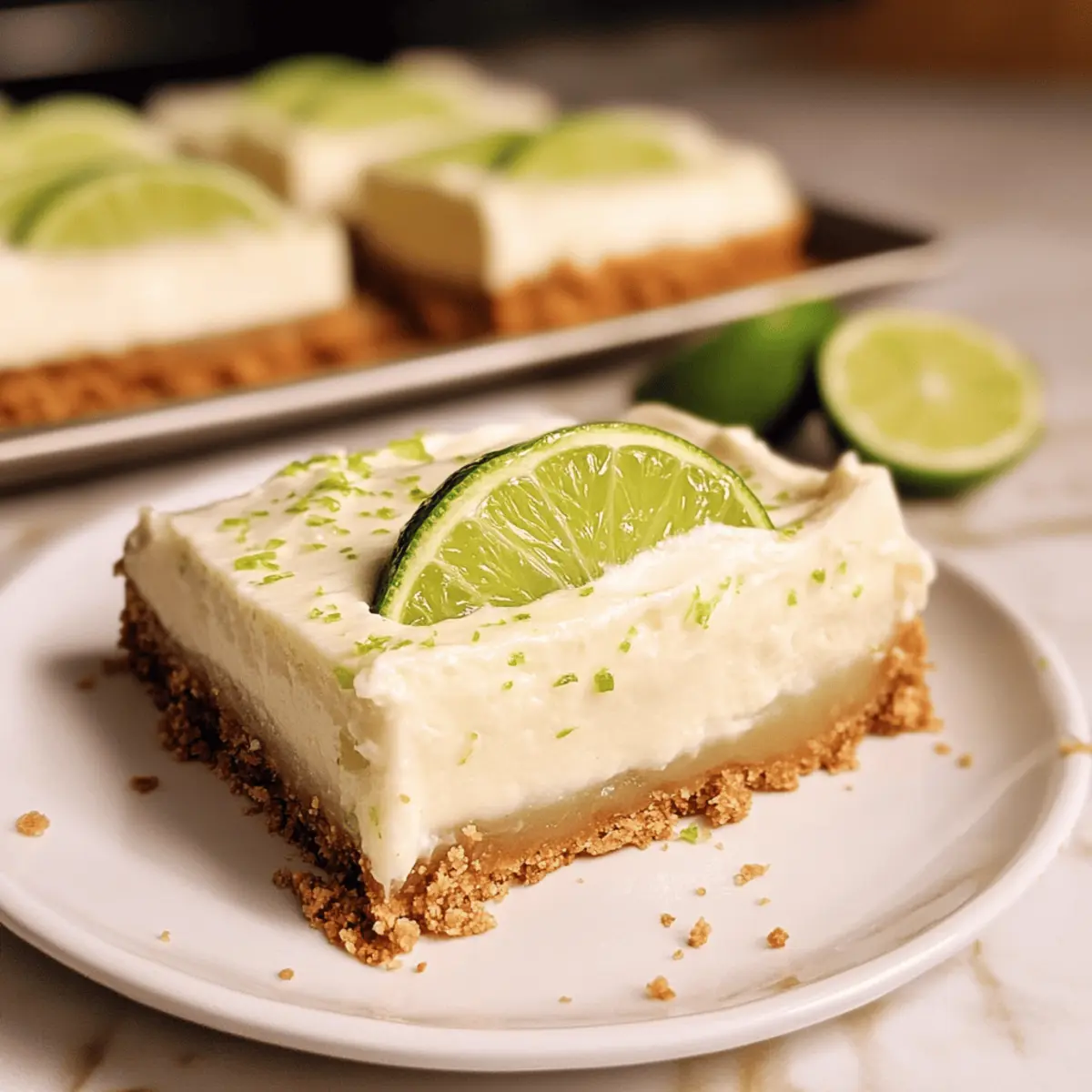 Erfrischende Key Lime Pie Riegel ganz einfach selber machen