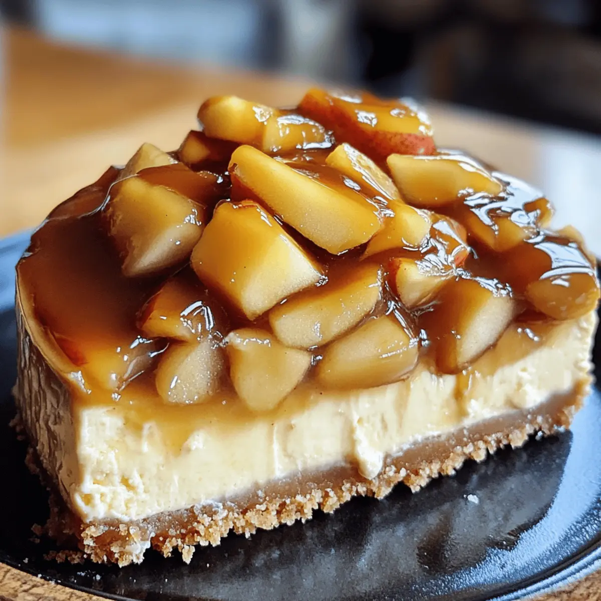 Karamell-Apfel-Käsekuchen für wahre Genießer