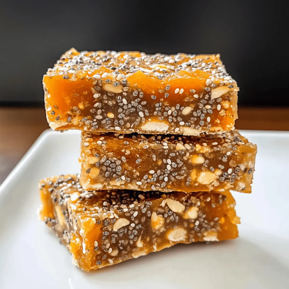 Keine-Bake Aprikosen Chia Energie-Riegel Rezept