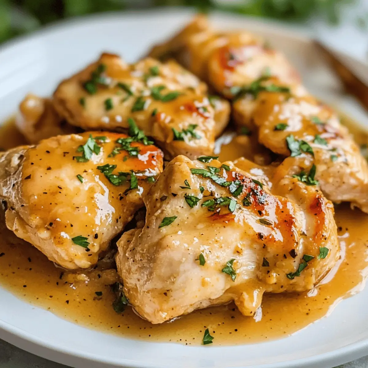 Crock Pot Honig Senf Hähnchen in 10 Minuten