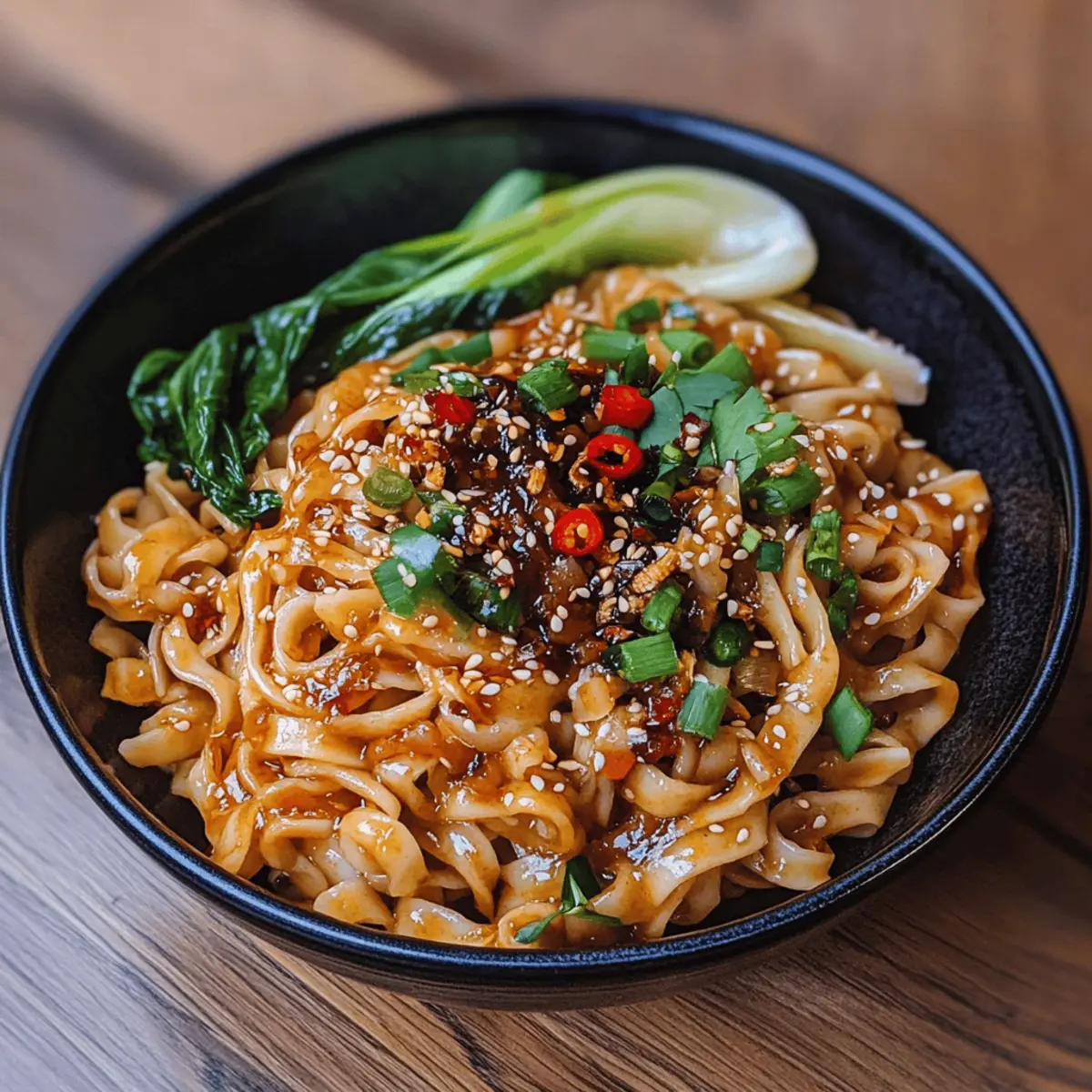 Miso Chili Nudeln: Schnelles umami Festmahl