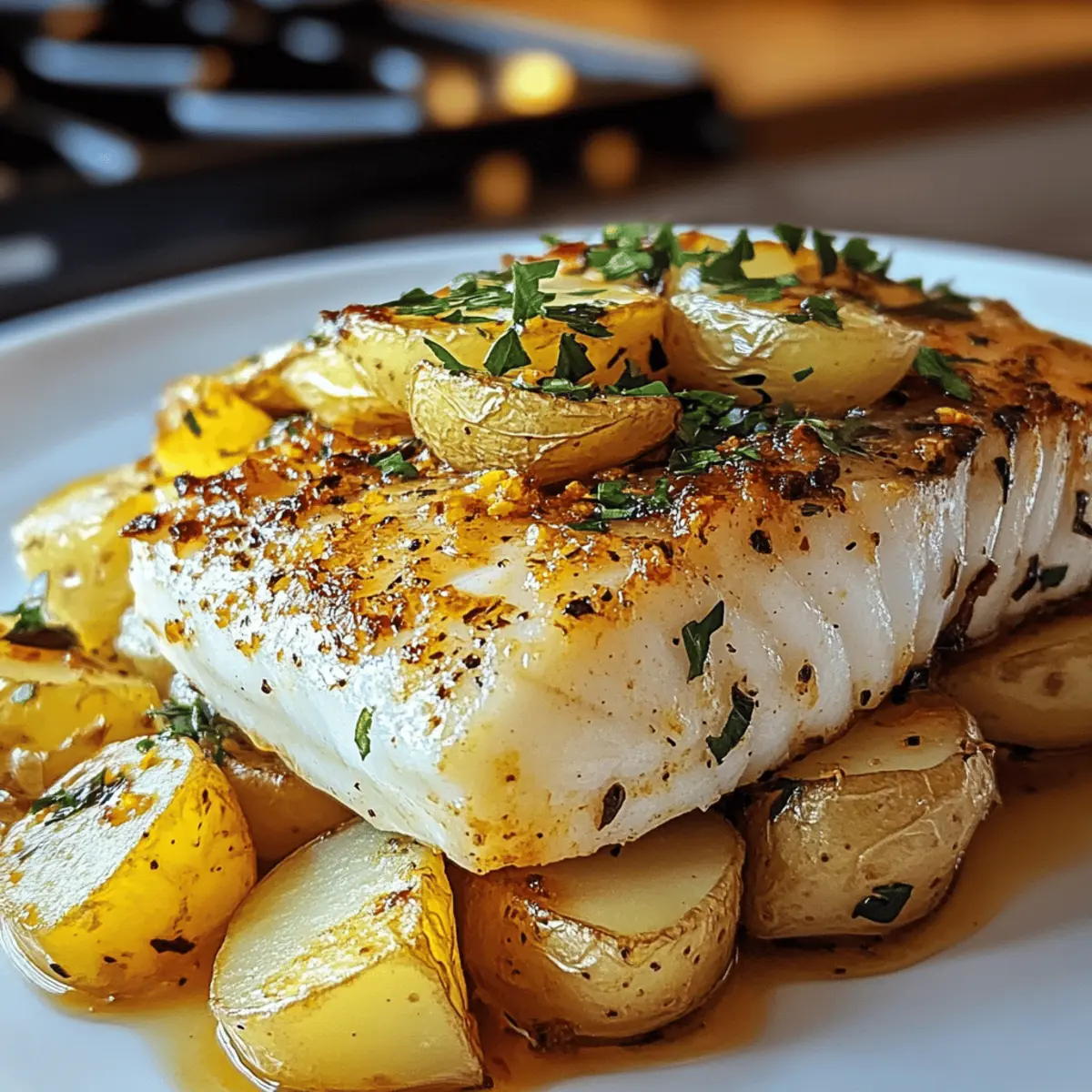 Portugiesischer Ofenfisch mit Kartoffeln ganz einfach