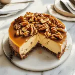 Ahorn-Walnuss-Käsekuchen