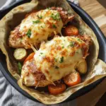 Käse-Hühnchen Schiffchen