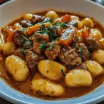 Gnocchi-Gulasch