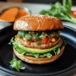 Würzige Südwestliche Truthahn-Burger