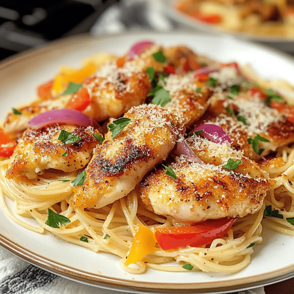 Olive Garden Hähnchen Scampi Schnell und Lecker