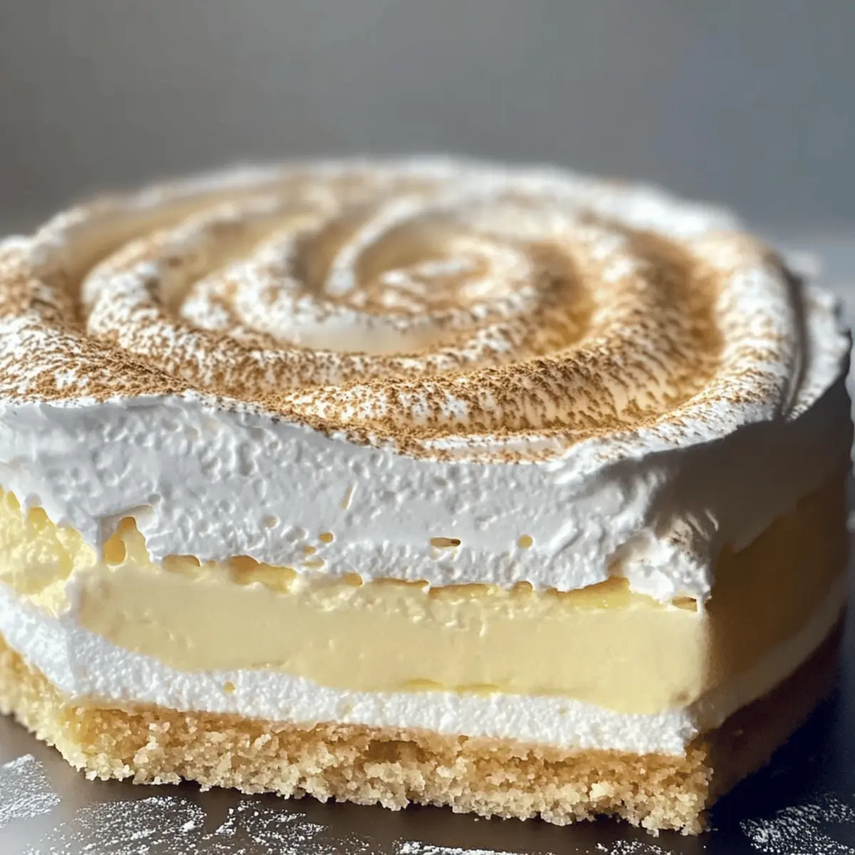 Quark-Schneekuchen mit Pudding für Genussmomente
