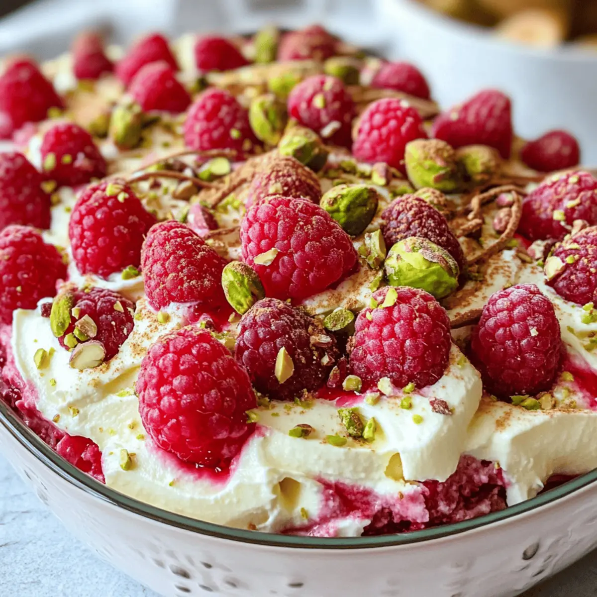 Himbeer-Pistazien-Tiramisu ohne Ei – Einfach lecker!