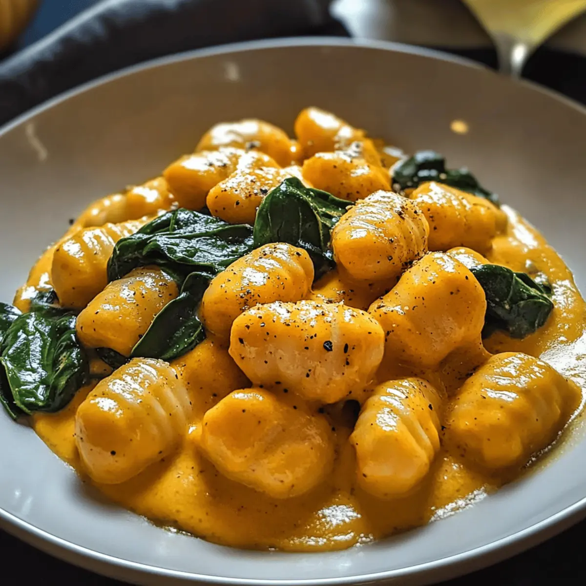 Cremige Kürbisgnocchi-Delikatesse für gemütliche Abende