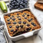 Zucchini Heidelbeer Gebackenes Haferflocken